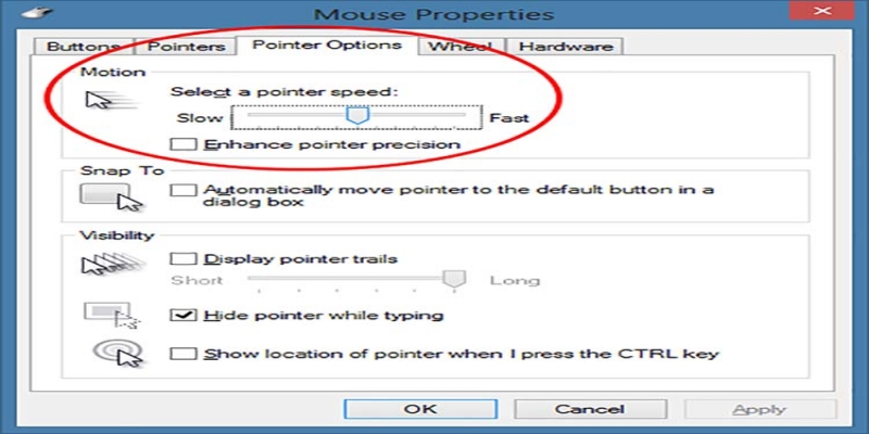 چگونه در ویندوز دقت ماوس را افزایش دهیم
