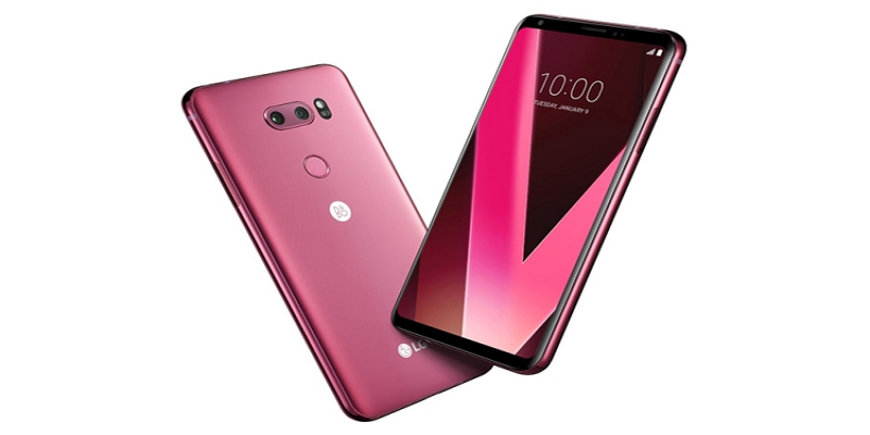 ال جی نسخه صورتی وی 30 را پیش از CES 2018 معرفی کرد