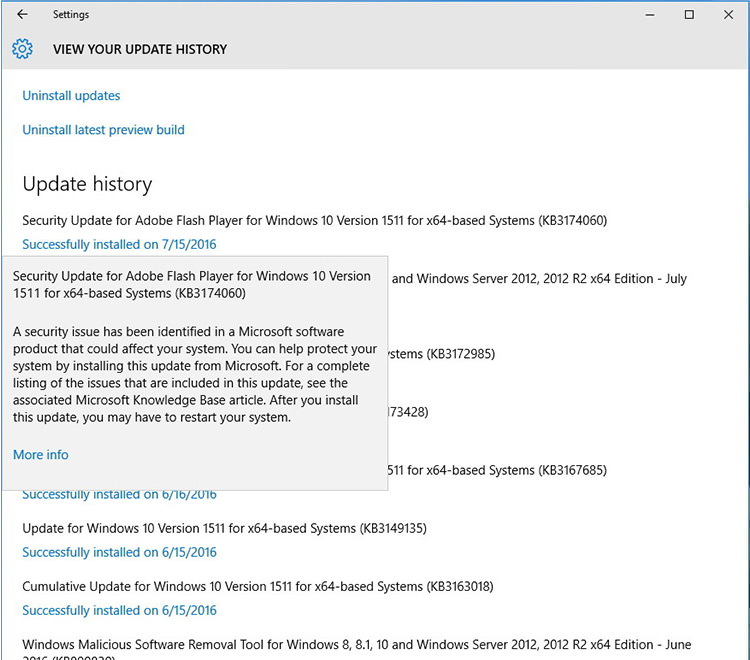 مشکلات بروزرسانی سالیانه ویندوز 10