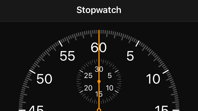 Stopwatch Face