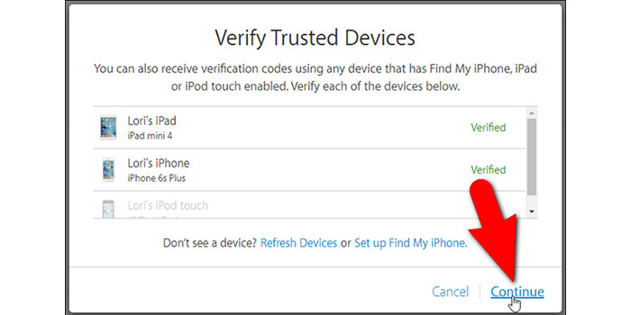 تایید هویت دو مرحله ای اپل