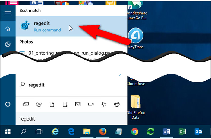 گزینه Open With منوی کلیک راست 