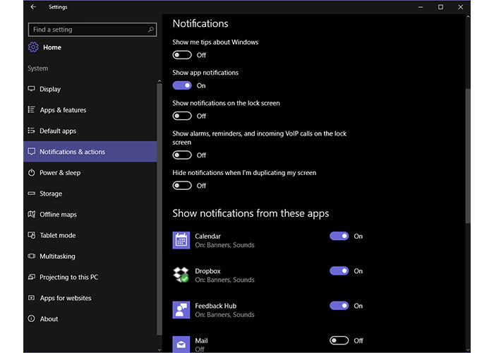 غیرفعال کردن تنظیمات ویندوز 10