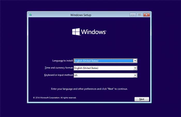 windows install 01