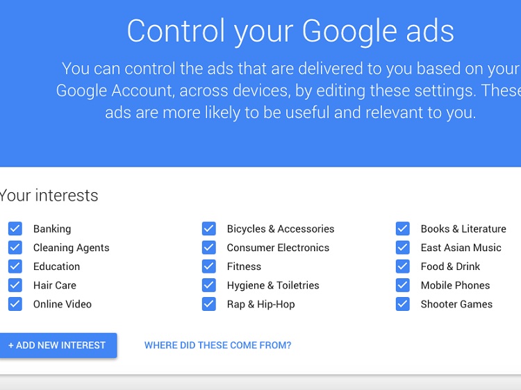 اطلاعات گوگل 13