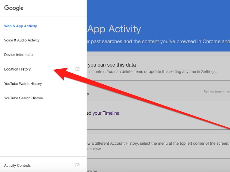 اطلاعات گوگل 5